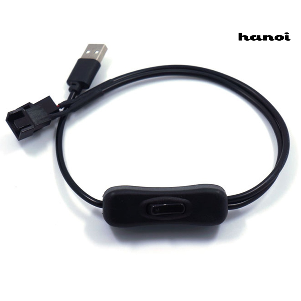 Dây Cáp Nối Quạt Máy Tính / Máy Tính 2 Chiều USB Sang 4 Pin 5V