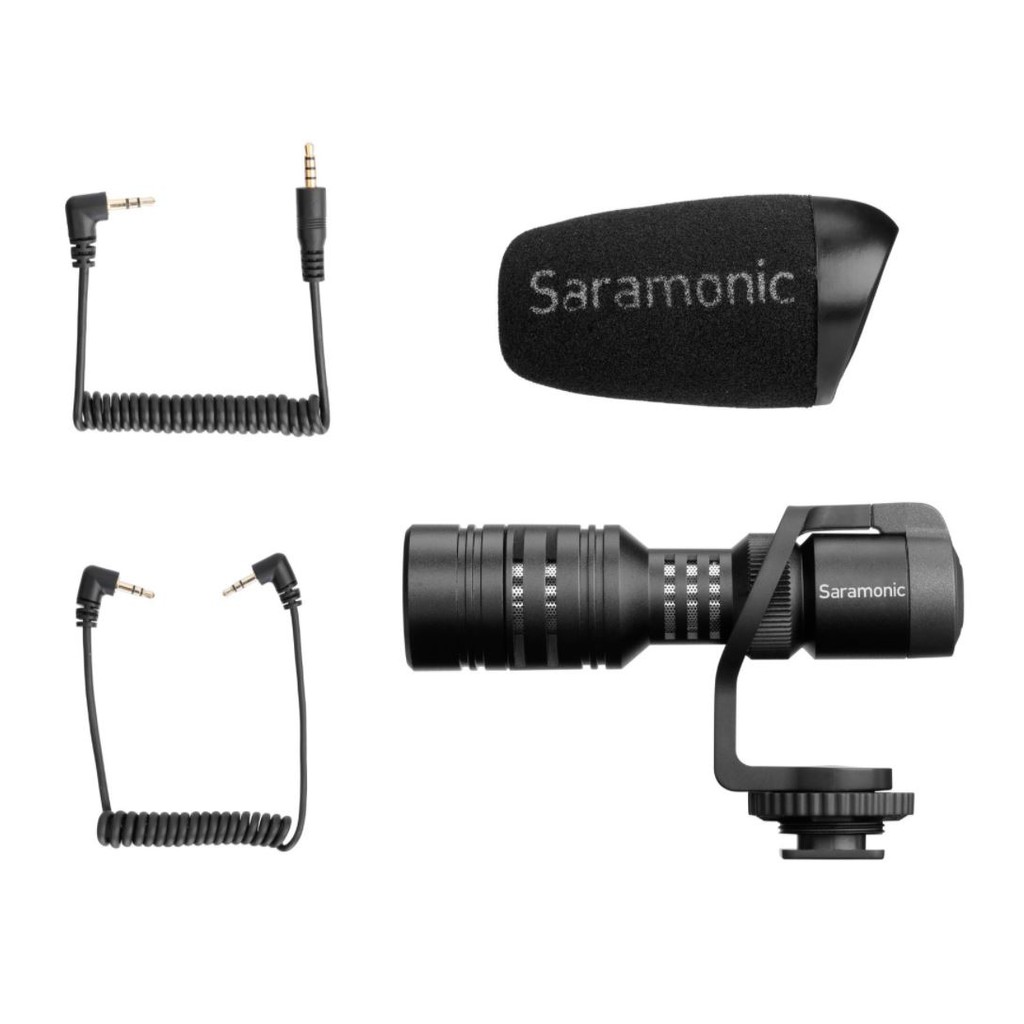 Micro thu âm không dây Saramonic Vmic Mini Cho Máy Ảnh DSLR và Điện Thoại thông minh - Bảo hành chính hãng 24 tháng