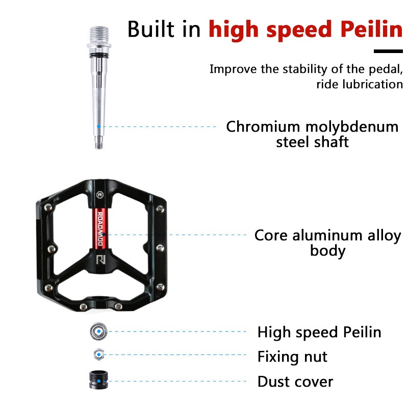 Cặp Bàn Đạp Bằng Hợp Kim Nhôm CNC Cho Xe Đạp Leo Núi