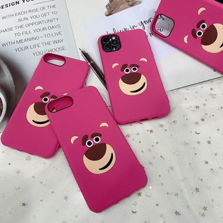 Ốp lưng iphone gấu hồng silicon 6/7/ipx/xmax