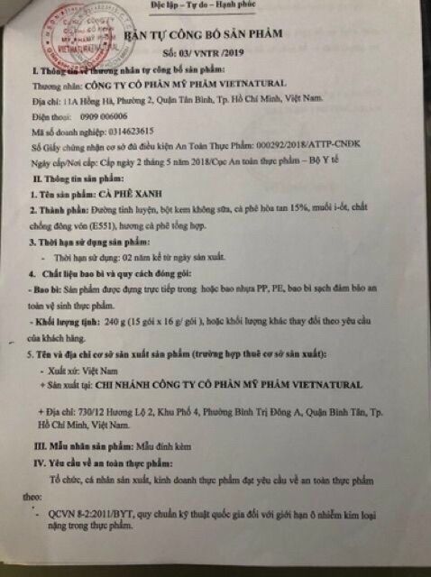 CAPHE Xanh Giảm Cân nhanh an toàn | BigBuy360 - bigbuy360.vn