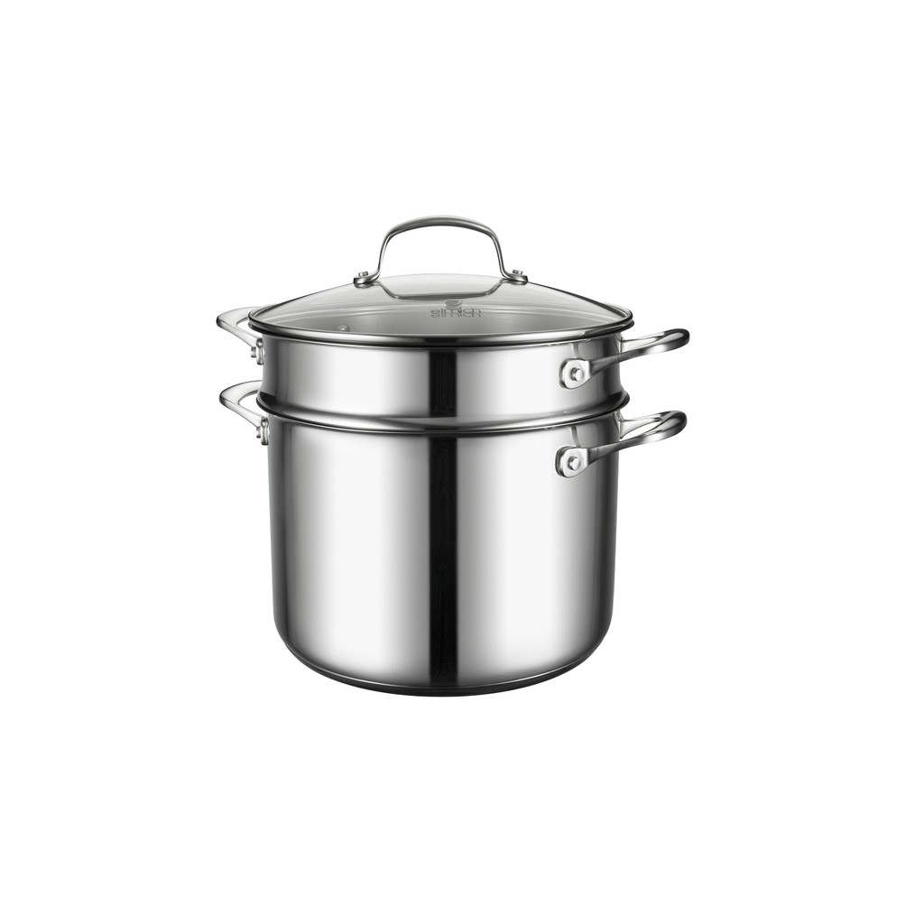 Bộ nồi chảo cao cấp nhập khẩu inox 304 ELMICH PREMIUM EL3134, NỒI 18CM, 20CM, NỒI HẤP 24CM, CHẢO 26CM