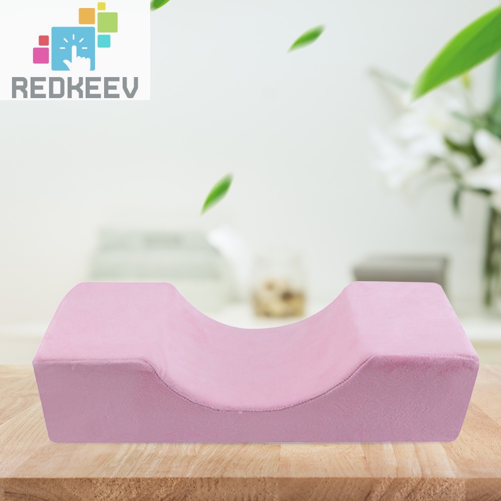 Gối kê cổ bằng mút hoạt tính hỗ trợ nối mi tiện dụng