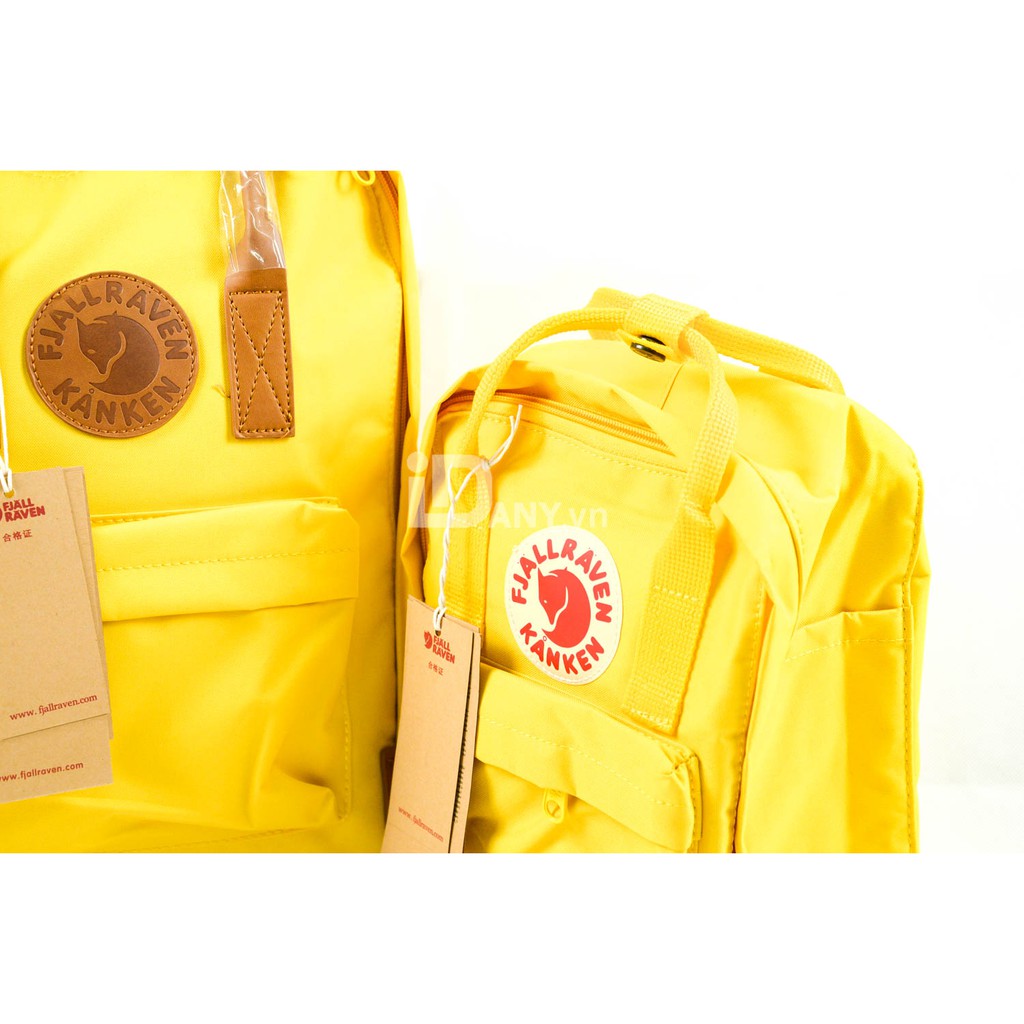 Balo Kanken Fjallraven classsic vàng chanh