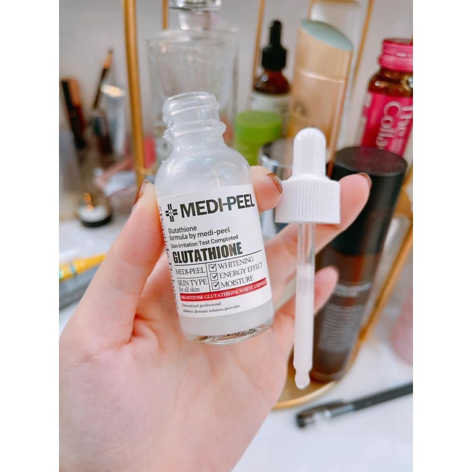 Serum Medi Peel [Trắng da 100%_Hàng Auth] Tinh Chất Dưỡng Trắng Medi Peel Glutathione 600 White Ampoule Serum