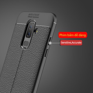 Ốp Lưng Dẻo Đen Chống sốc Autofocus Galaxy A6 Plus