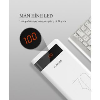 Sạc Dự Phòng Romoss Sense 8P 30000mah