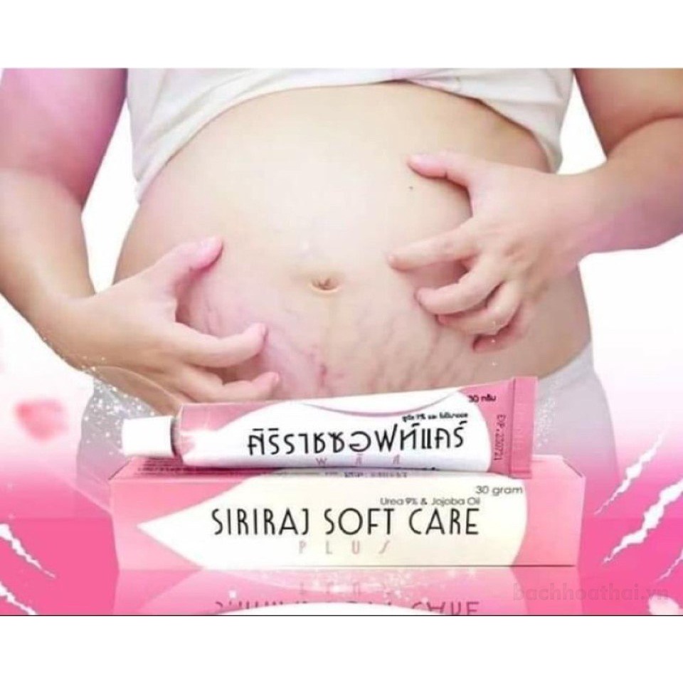 Kem bôi rạn da mờ şẹo Siriraj Soft Care Plus Thái Lan