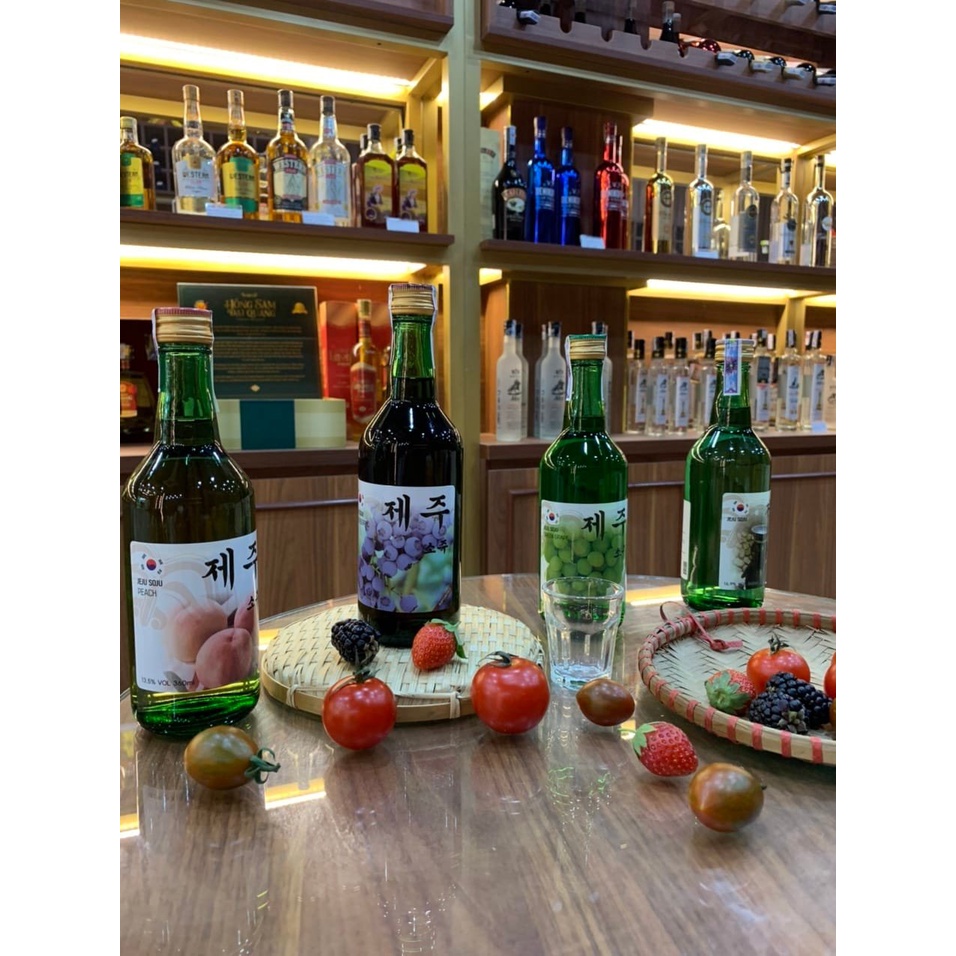 🍷 Soju Jeju Hàn Quốc 360ml Andong - Soju Trái Cây Full Chuẩn Vị Hàn
