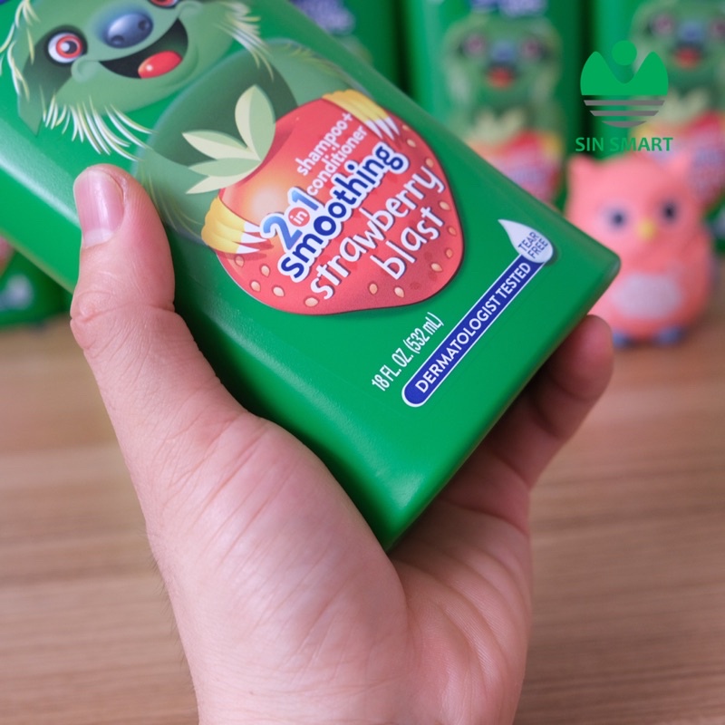 Sữa Tắm Gội Xả 3 In 1 Suave Kids 1.18L Với 2 Mùi Trái Cây