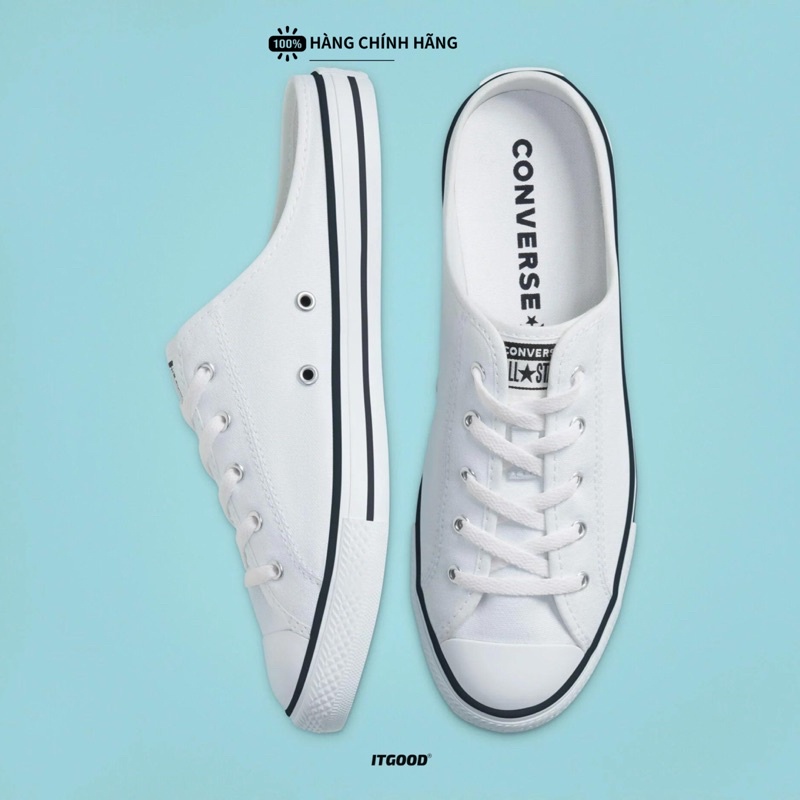 Giày Chuck Mule Dainty Slip White