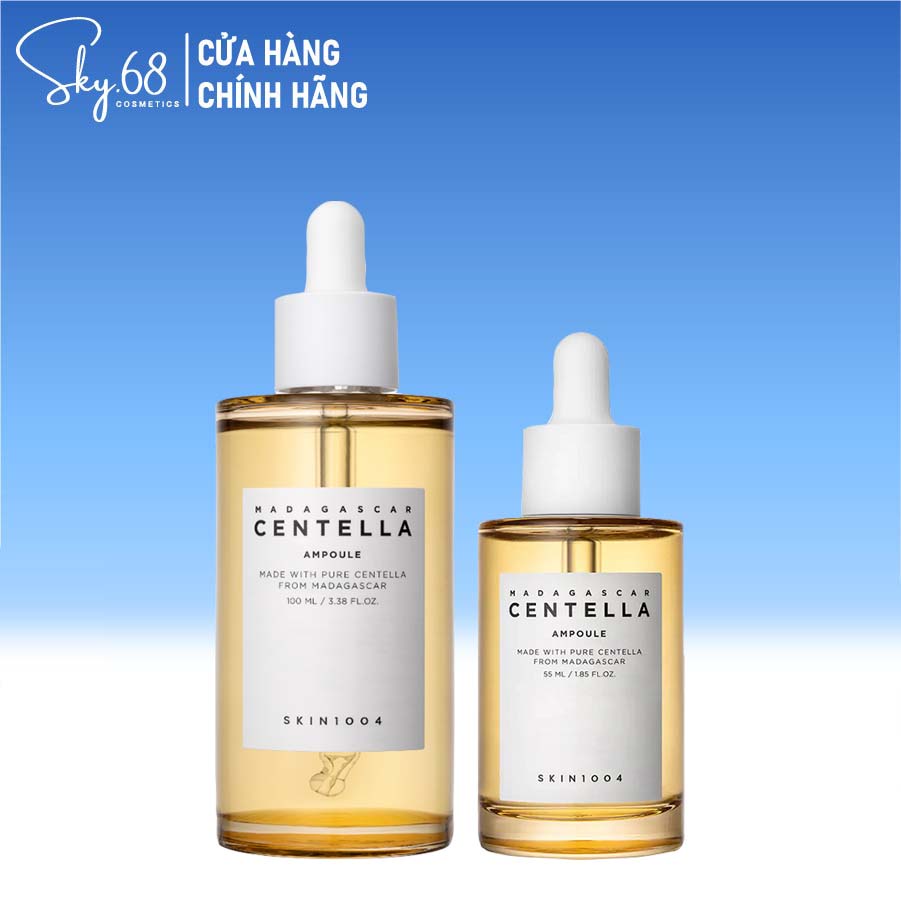 Tinh Chất Rau Má Giảm Mụn, Phục Hồi Da Skin1004 Madagascar Centella Asiatica 100 Ampoule