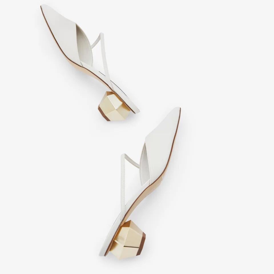 Sục Nữ Guốc Cnk Giày Thời Trang Mũi Nhọn Cao Cấp Quai Chéo Cao 5cm AILEE Siêu Xinh
