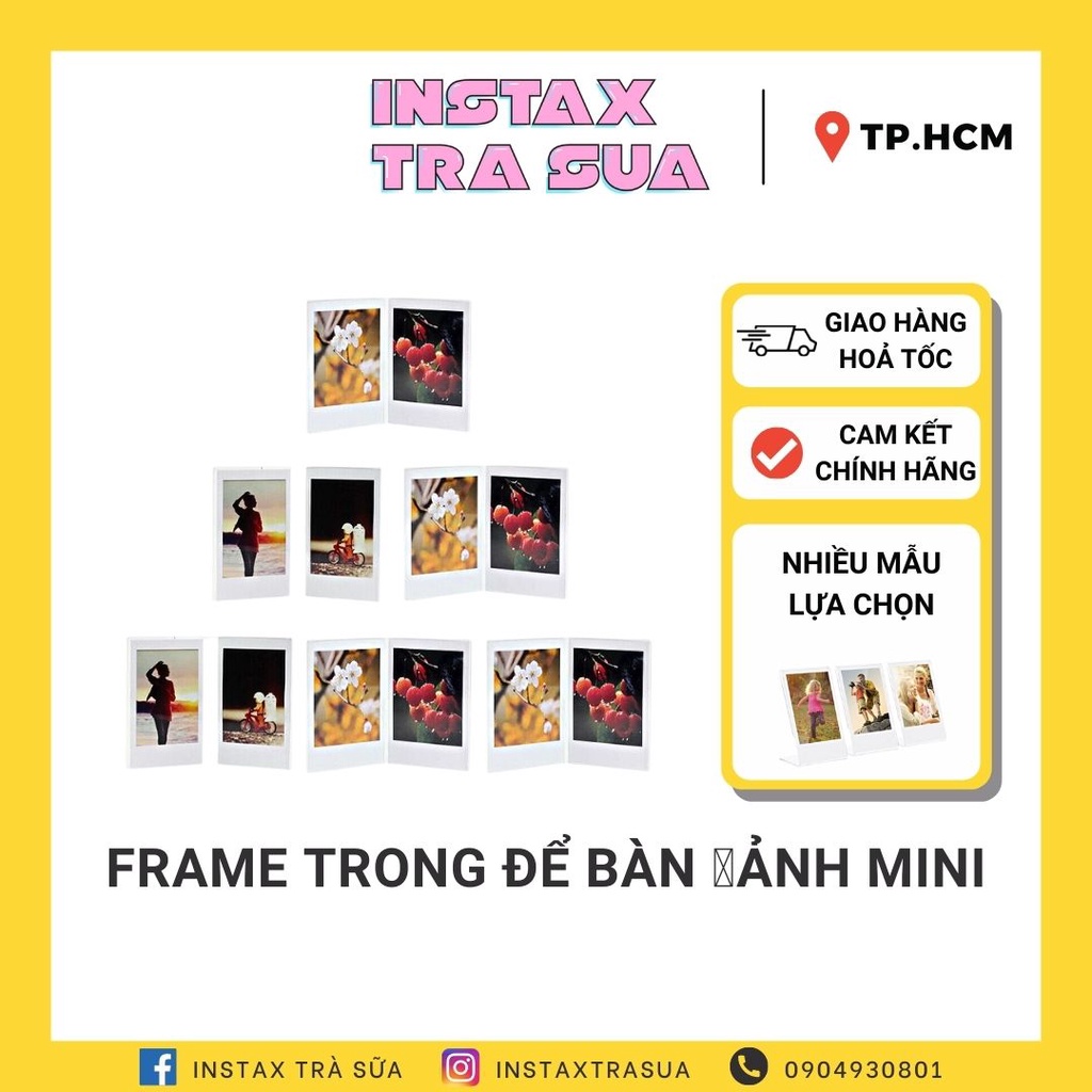 KHUNG ẢNH ĐỂ BÀN MINI/SQUARE - TRONG