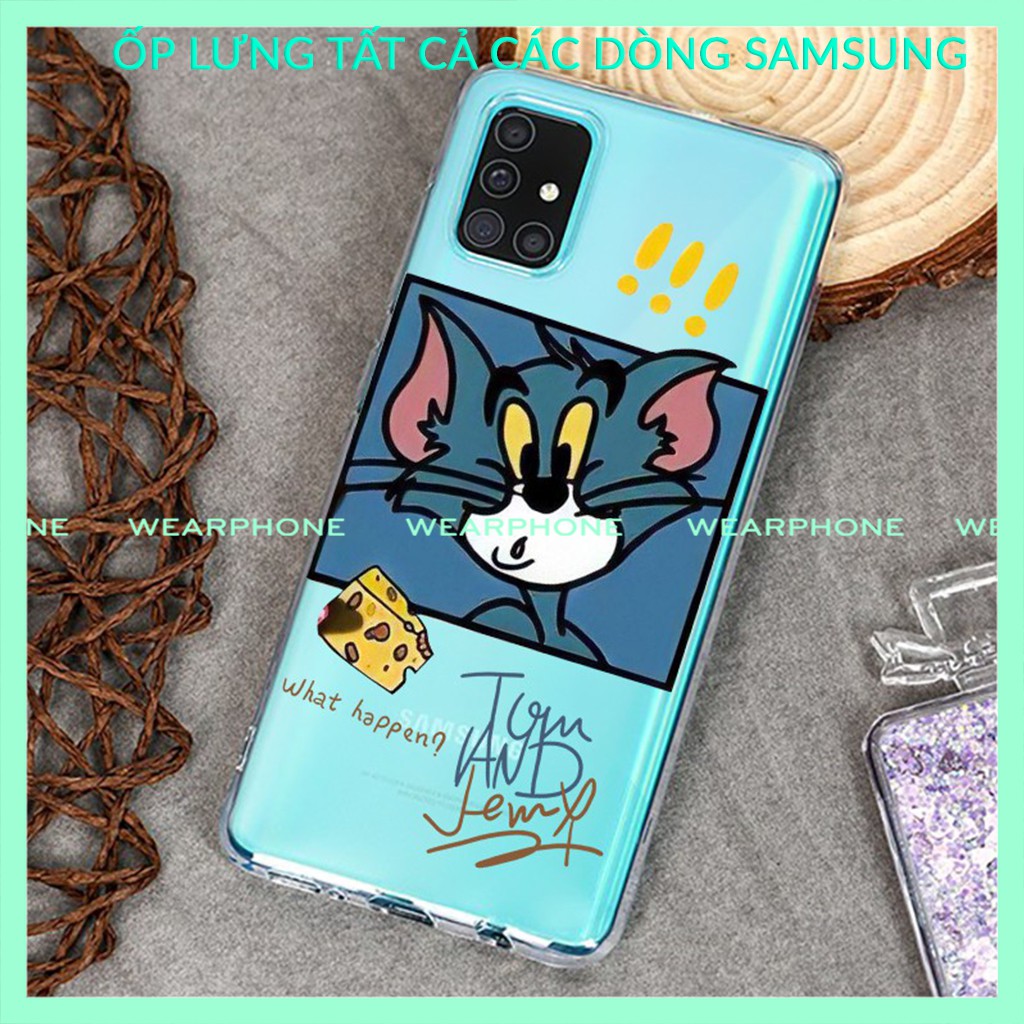 Ốp lưng Tom N Jerry Samsung Galaxy A12 A02S S21 Note 20 Plus Ultra M51 A11 M11 Note 10 S10 Lite A51 A71 A01 M30S Wearpho | BigBuy360 - bigbuy360.vn