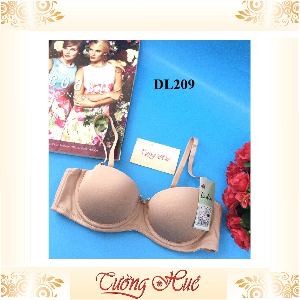 Áo lót nữ Darlin DL209 áo ngực cúp ngang nâng đệm tháo rời.