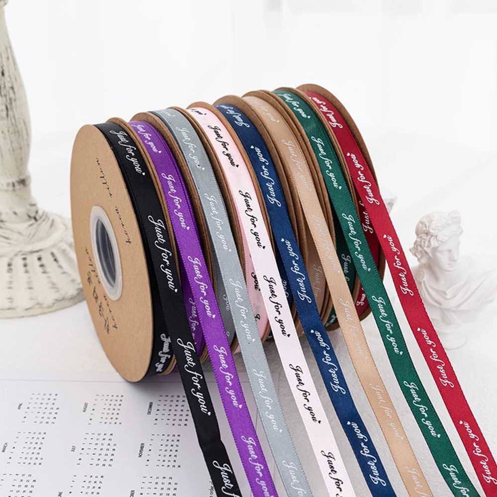 Cuộn dây ruy băng in chữ Just for You dài 50 yard trang trí tiệc