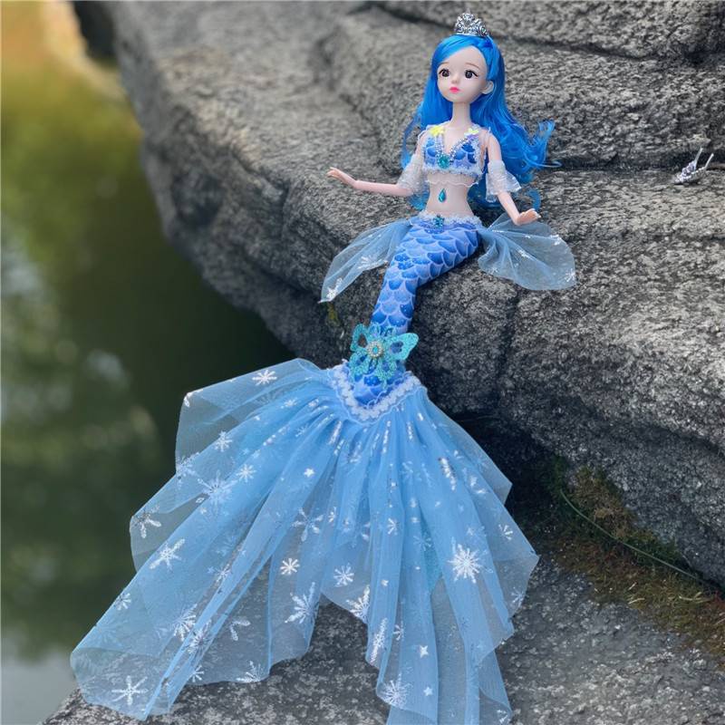 Đồ chơi hóa trang cho nàng tiên cá búp bê công chúa đồ handmade búp bê Barbie đồ chơi trẻ em