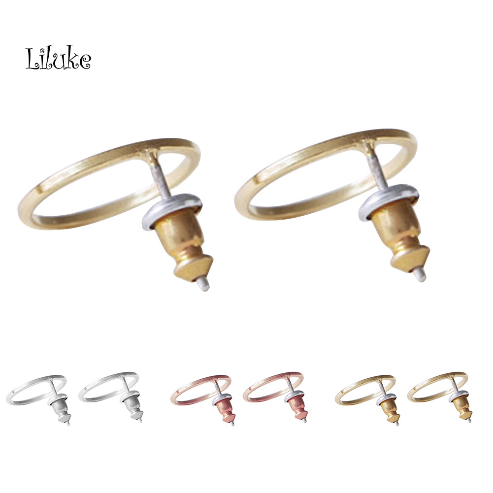 Đôi Khuyên Tai HìNh VòNg TròN Đơn GiảN ThờI Trang Cho Nữ