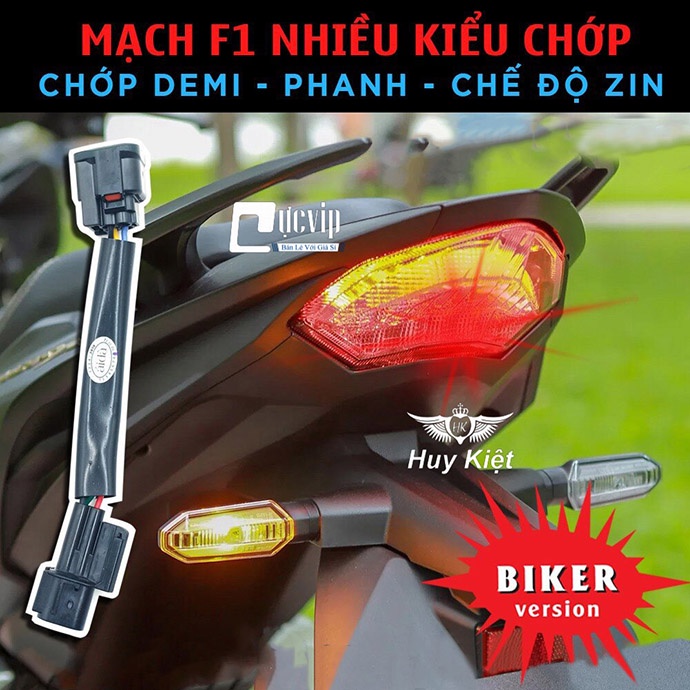 Mạch Nháy Tạo Chớp Stop F1 Winner X Sẵn Giắc Zin, Nhiều Kiểu Chớp + 1 Kiểu Zin MS4217
