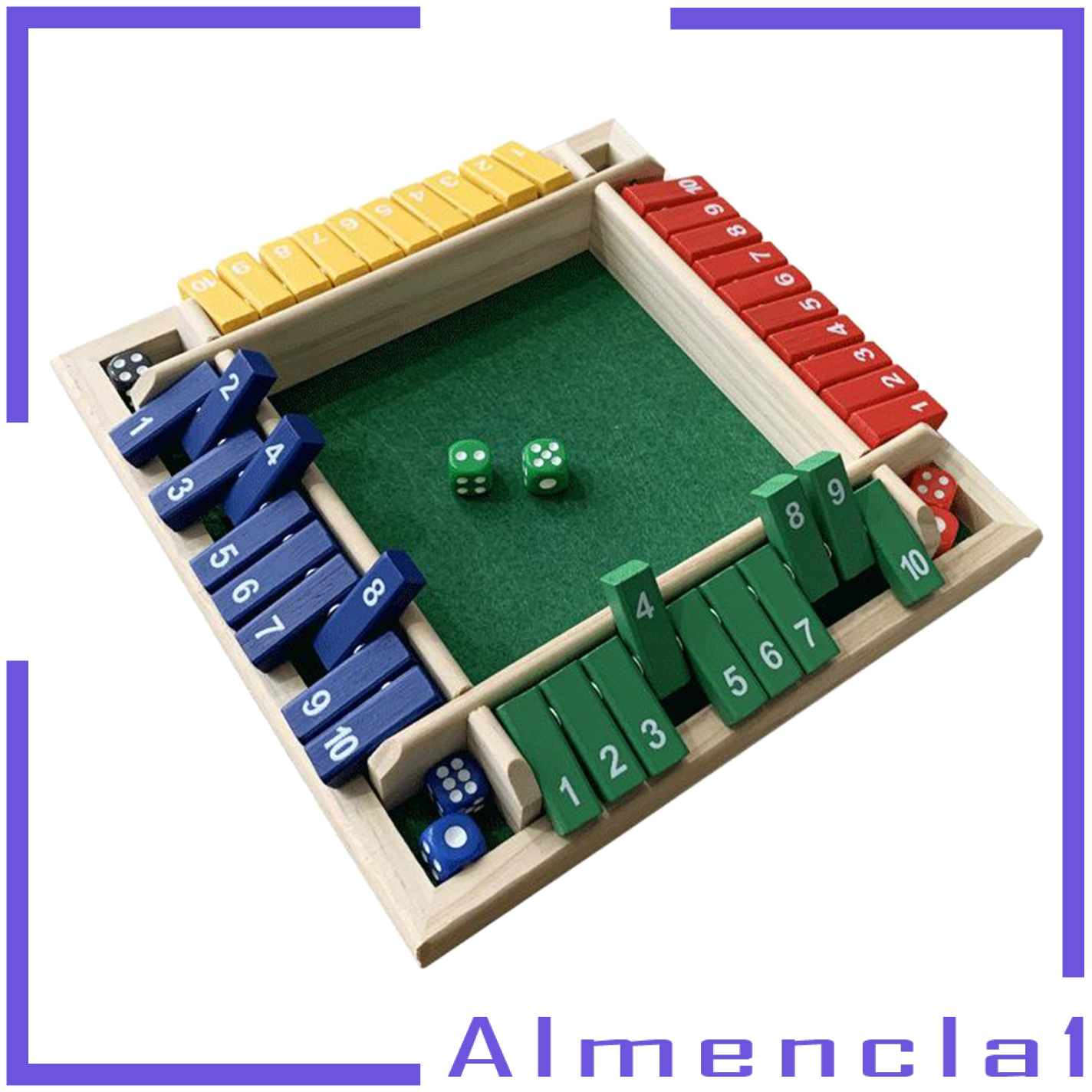 Bộ Trò Chơi Board Game Gia Đình Almencla1 Bằng Gỗ