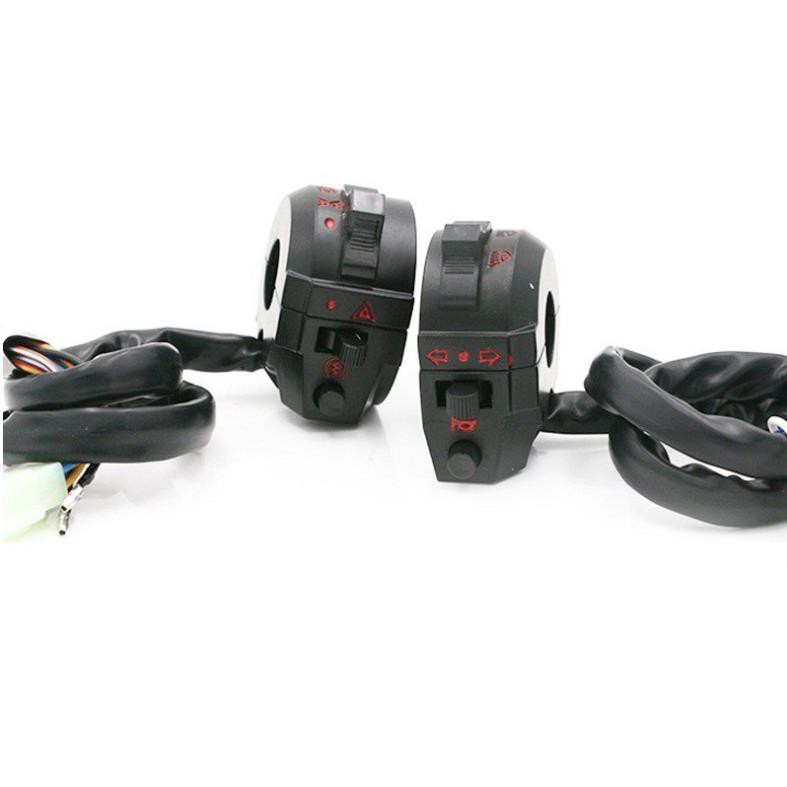 BỘ CÙM CÔNG TẮC SÓI 💎Bộ cùm công tắc Wolf thép sơn tĩnh điện độ xe classic, win , 67 ..cafe racer