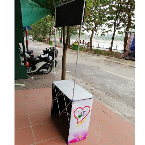 Booth bán hàng di động bằng nhôm, quầy bán hàng di động bằng nhôm, booth nhôm, booth sampling