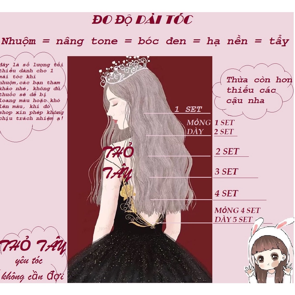 Thuốc Nhuộm Tóc Màu XANH DƯƠNG KHÓI Không Tẩy