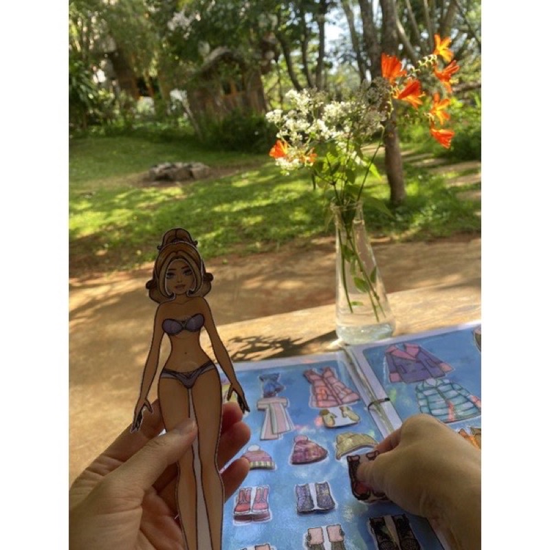 TỦ QUẦN ÁO BÚP BÊ GIẤY 3 (TỦ QUẦN ÁO MÙA ĐÔNG)