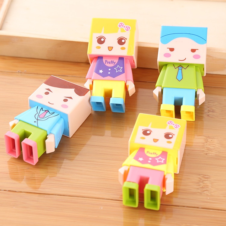 Gọt Bút Chì Hình Nhân Vật Hàn Quốc Dễ Thương