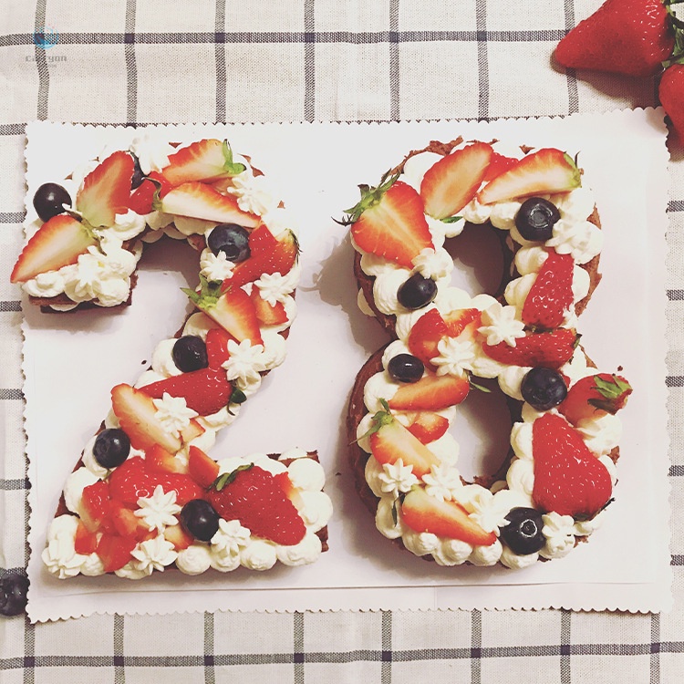 Bộ Khuôn Làm Bánh Hình Chữ Số Bằng Pet Độc Đáo Diy