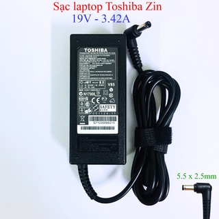 Sạc Laptop Toshiba Zin chân thường chính hãng 19v 3.42a 65w