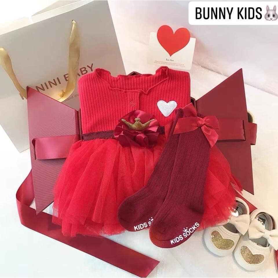 Set váy áo, phụ kiện cho bé_