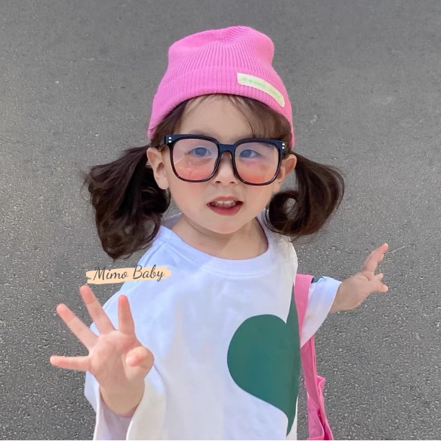 Kính mắt má hồng, kính thời trang cực dễ thương cho bé K10 Mimo Baby