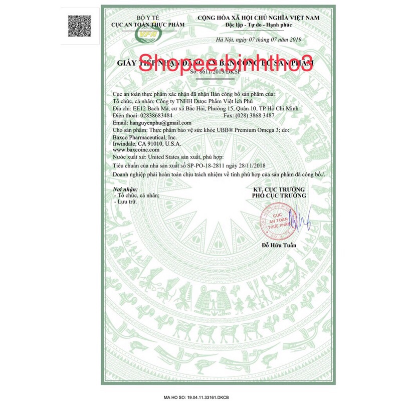 Viên uống UBB PREMIUM OMEGA 3 – Hỗ trợ giúp sáng mắt, bổ não  dha, omega3
