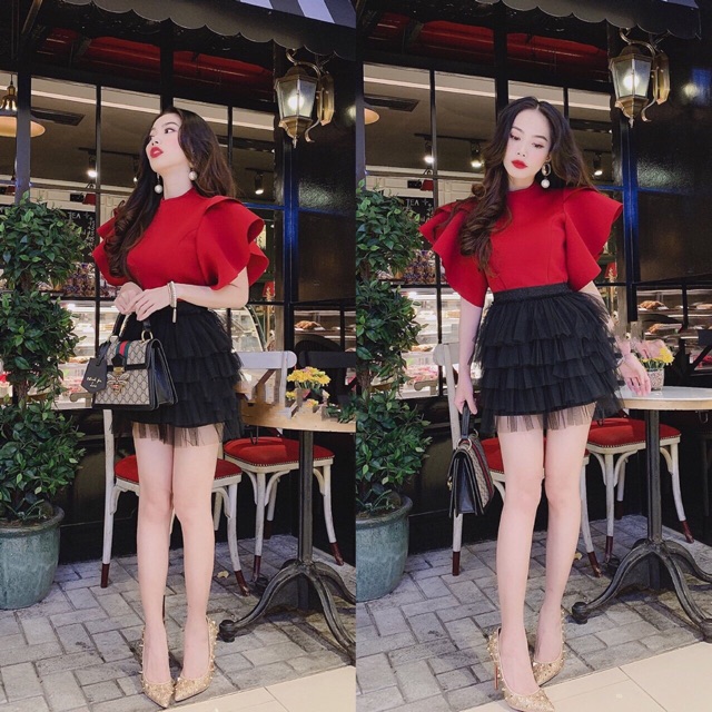 Áo sốp tay bồng