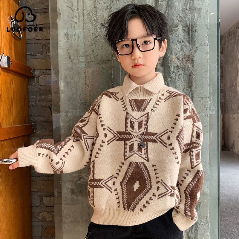 Áo len lót lông chất đanh mịn, lên form cực bảnh cho bé