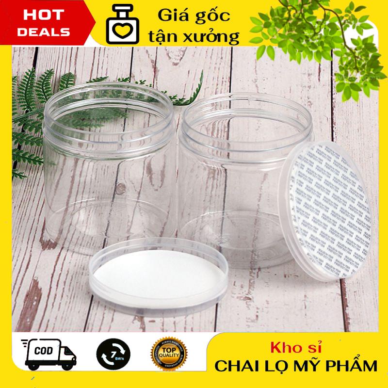 Hủ Đựng Kem ❤ GIÁ TẬN GỐC ❤ Hủ nhựa pet 250g đựng mỹ phẩm, thực phẩm, đồ khô, ngũ cốc