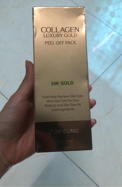 Mặt nạ Collagen Luxury Gold Peel Off Pack 3W Clinic