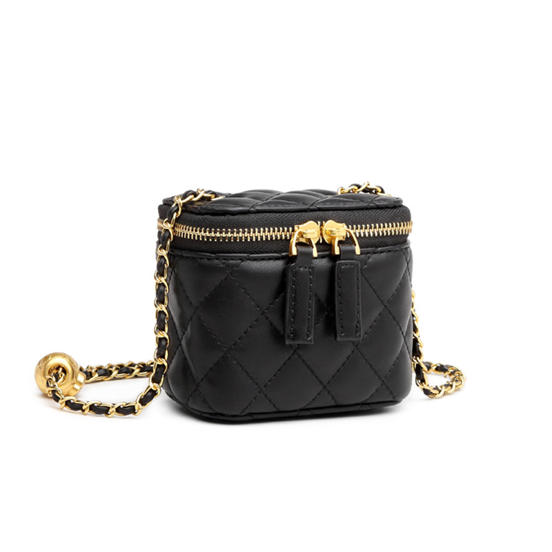 IELGY Túi xách màu trơn phối dây xích sang trọng cho nữ