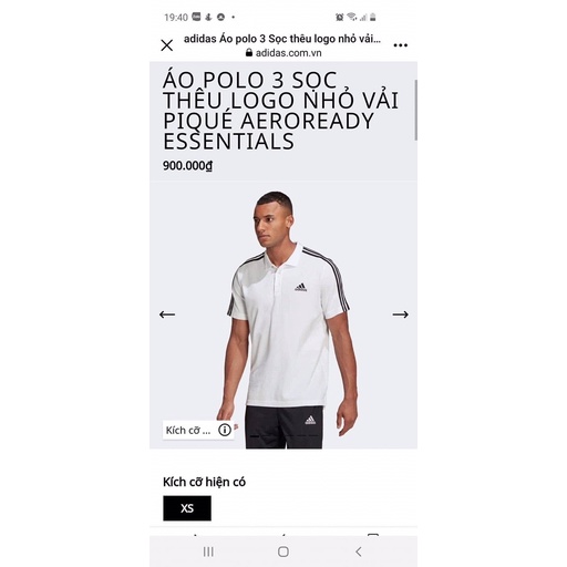 Áo POLO nam Adidas