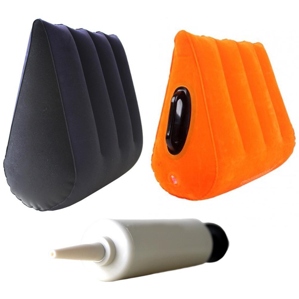 Gối Kê Cổ Hình Tam Giác/Dụng Cụ Bơm Hơi Gối Tiện Dụng