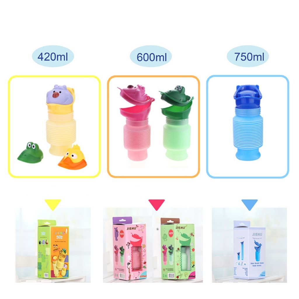 Bình đi tiểu mini cho bé trai, bé gái thuận tiện khi cho trẻ đi chơi, xe hơi, đi du lịch