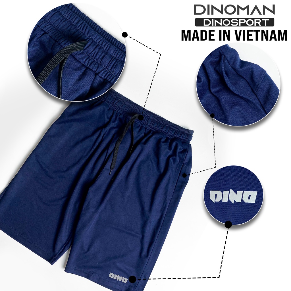 Bộ Thể Thao Nam DINOMAN Vải Cá Sấu Cao Cấp Phù Hợp Mặc Nhà Hoặc Chơi Thể Thao