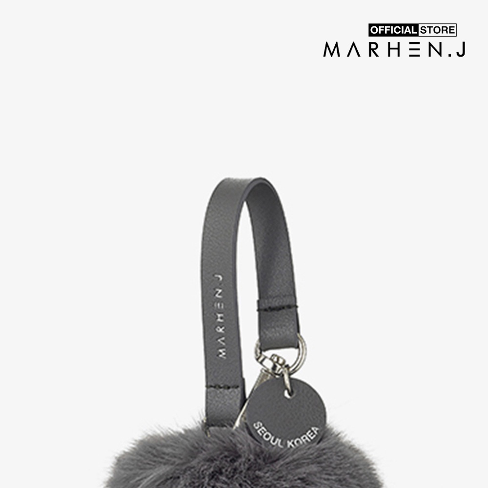 Marhen.J - Móc khóa túi hình tròn Cotton Candy Fur Charm-MJ19CCANDY-CH