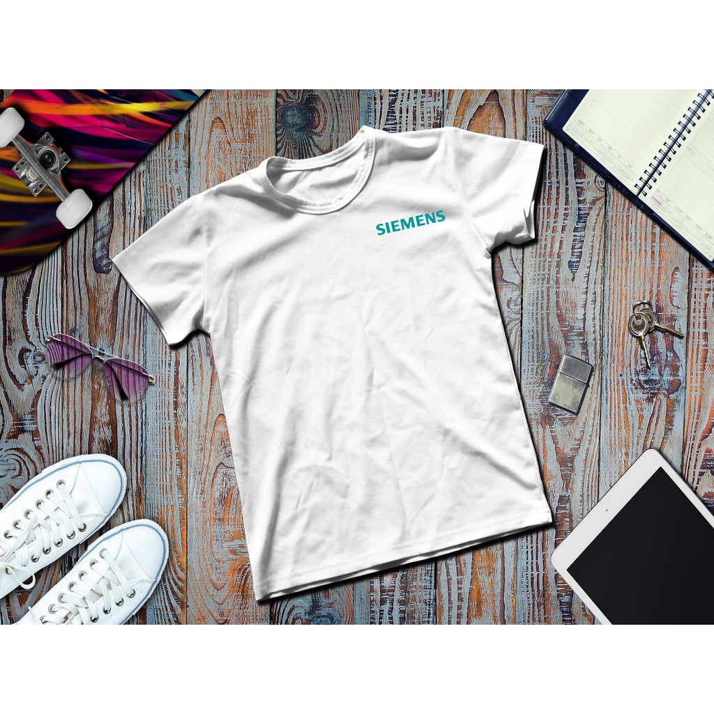 Áo thun nam in hình logo Siemens