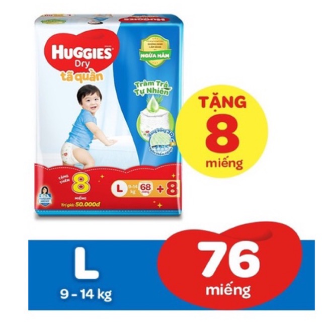 BỈM HUGGIES TÃ QUẦN XXL56/ XL62 /L68/ M74