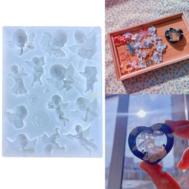 Khuôn Silicone Đổ Nhựa Resin Làm Đồ Trang Sức