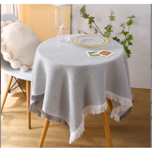 KHĂN TRẢI SOFA trắng nhiều màu đẹp/ Thảm Cotton Dệt Dày Thoáng Khí Trang Trí