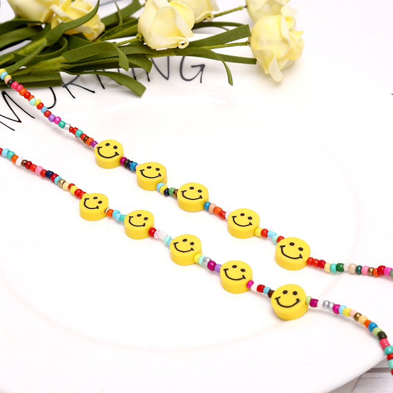 Vòng cổ Mặt Cười Phong Cách Boho